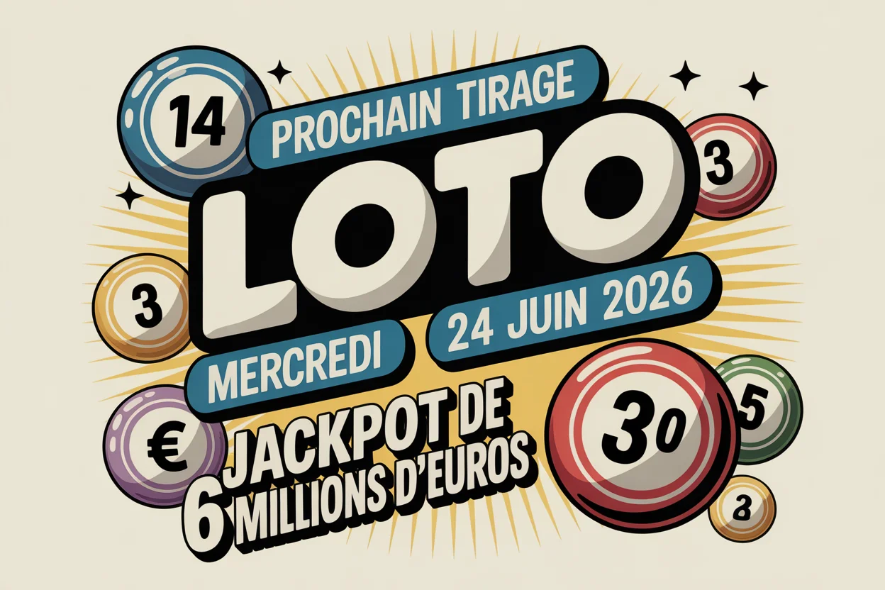 Prochain tirage Loto Mercredi 24 juin 2026