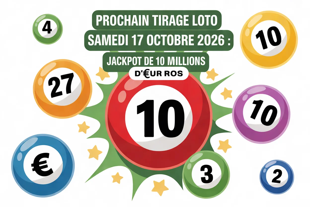 Prochain tirage Loto Samedi 17 octobre 2026